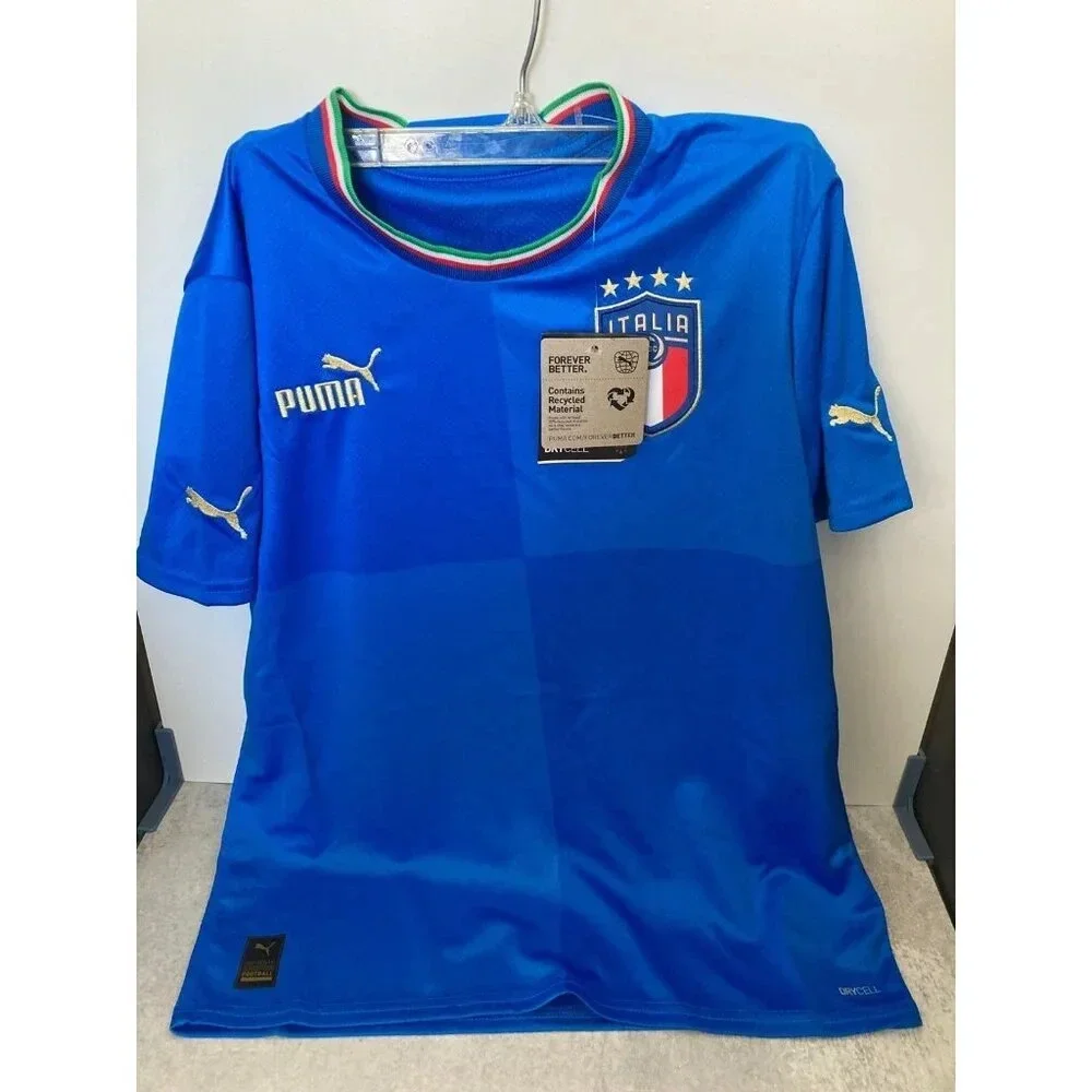 New Puma Youth Sz‎ Large Italia Jersey​